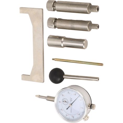Kit 7 pièces Jauge de Calage Pompe d'Injection Diesel Régulateur Statique Adaptateur Bouchon Réglage pour Moteurs Turbo Diesel (1/5)