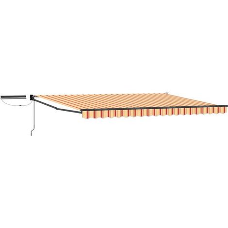 Store banne électrique rétractable, multicolore, 4 x 2 mètres (1/5)
