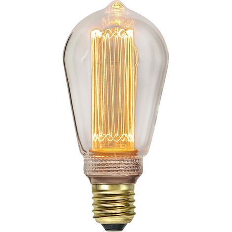 Ampoule décorative LED Star Trading, New Generation Classic, ST64, E27, 90 lm, 2,5 W, dimmable, H 14,5 cm