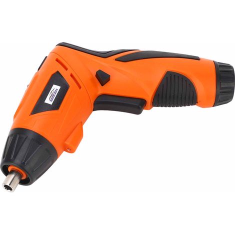 Tournevis sans fil multifonctionnel rechargeable, ensemble de tournevis électrique pour le montage de meubles, orange (1/5)
