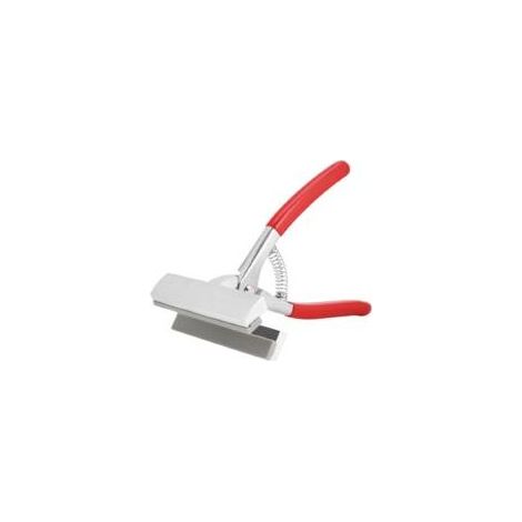 Eine Pinzette auf ein 12 cm großes Tuch stecken, eine Pinzette aus Metall zum Abziehen der Farbe auf das Haus stecken, Werkzeug zum Bemalen von Crezuo (1/4)
