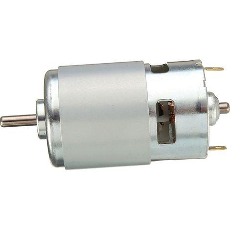 Moteur à roulement à billes 775 DC 12V-36V, 3500 à 9000 tr/min, grand couple, haute puissance, accessoires à faible bruit, alimentation électrique (1/4)