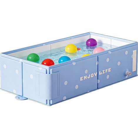 Baignoires Pliable Bébé, Portable Et Économisante En Espace Douche Baignoires Sans Montage Requis Bassin De Salle De Bain Pour Voyage, Camping, Plage, Extérieur, Hôtel (1/5)