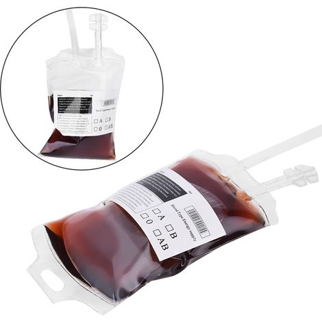 350ml Halloween Blood Drink Container Drinking Bag Fruit Juice Drinking Pack