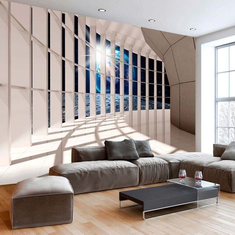 Papier peint passage lunaire - 350 x 245 cm (1/4)