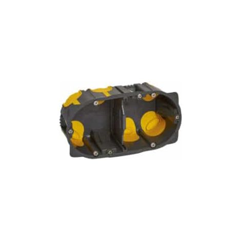 Boîte d'encastrement Ecobatibox - 2 postes - prof. 50 mm - 080032L - Legrand (1/2)