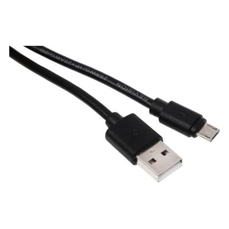 Câble USB RS PRO, Mini USB B vers USB A, 2m, Noir ( Prix pour Paquet de 10 )