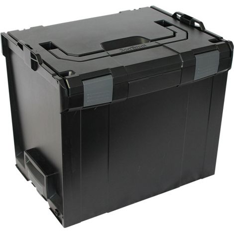 Boîte à outils vide 6100000308 en plastique ABS noir – Dimensions 442 x 357 x 389 mm – Capacité 41,1 litres – Protection contre projections d'eau – Bs Systems (1/7)
