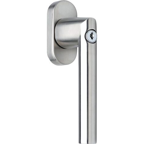 Poignée de fenêtre VA ma 20-40mm, forme d'onglet, verrouillable (1/2)