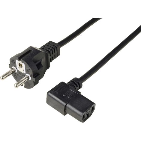 Renkforce Strom Anschlusskabel 3.00 m Schwarz (1/4)