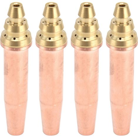 4 embouts de chalumeau à propane pour découpe, haute résistance à la température, coupe rapide, buse de coupe isobare n° 1