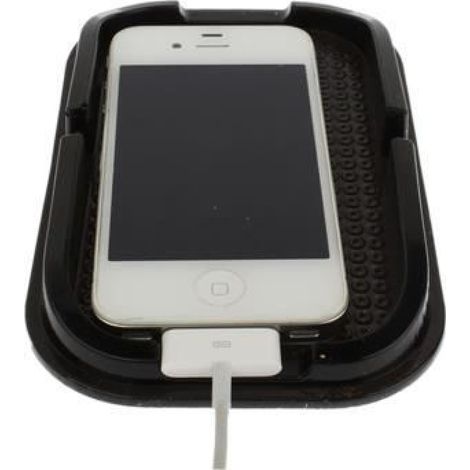 Support Telephone Voiture - Antiderapant - Compartiment Rangement Clés Cartes Lunettes - 15 x 9.8 x 2 cm - 1 Piece (1/4)