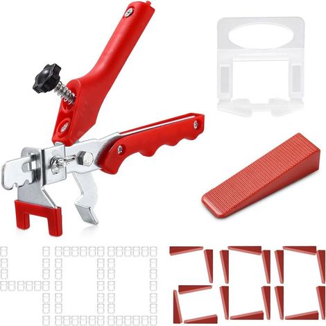 Kit de nivellement de carrelage 601 pièces 2 mm, kit de nivellement de carrelage pour bricoleurs et professionnels (1/5)