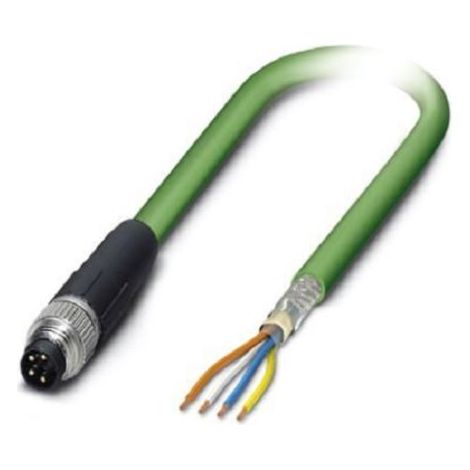 Câble Ethernet Blindé Phoenix Contact, Vert, 1m Avec connecteur Droit ( Prix pour 1 )