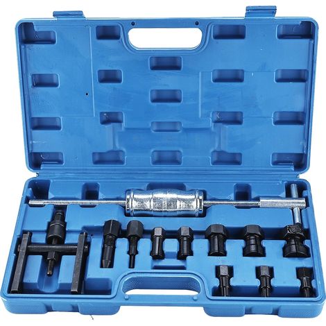 12 pcs Extracteur Roulement Interieur, 8mm-32mm Arrache Roulement Inertie, Arrache a Inertie Roulements Interieur avec Marteau (1/5)