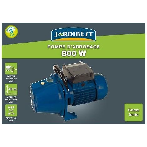 Pompe d'arrosage compacte - 800W