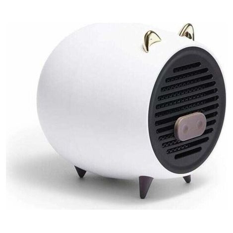 Radiateur Soufflant Électrique, USB Mini Radiateur Soufflant, Chauffage dappoint Portable Ventilateur De Radiateur Électrique En Céramique Personnel for Bureau D'étude À Domicile (1/5)