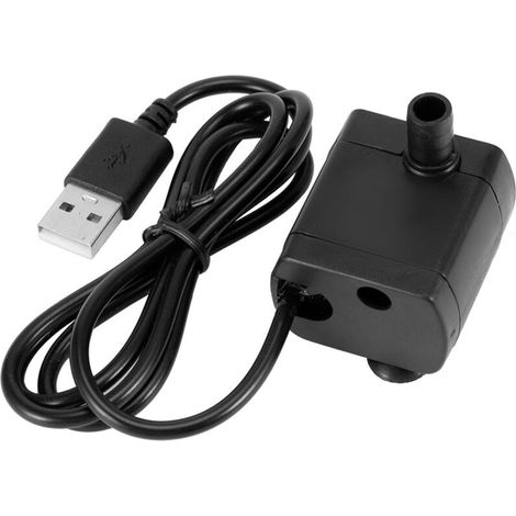 1 Pompe à Eau Câble USB Réservoirs Fontaine Hydroponique Pot Fleur Micro Paysage Intérieur-DOU