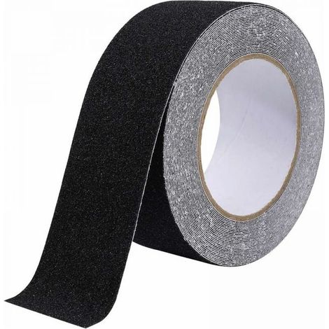 Antirutschband, schwarzes Band, hohe Spannung 1 Stück Antirutschband für Treppen, 5 cm x 10 m