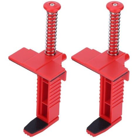 Lot de 2 glissières de Ligne-outil de maçonnerie, outil de mesure de nivellement, accessoire d'ingénierie, rouge