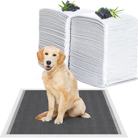60 x 60 x 90 cm Disposable Bed Pads with Charcoal 6 Layers Puppy Training Mat, Absorbent Hygienic Mat, Leak-Proof and Quick Drying (1/5)