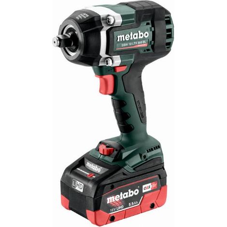 Metabo - Llave de impacto a batería, 18V, 2x batería 5,5 Ah LiHD, cargador 602403660