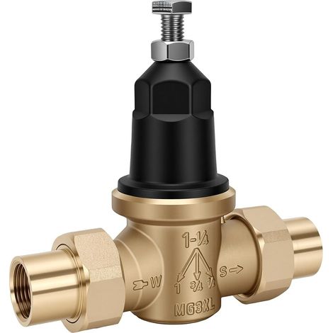 3/4" Brass Water Pressure Reducing Valve (1/5)