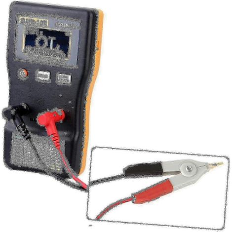 Testeur de condensateurs Mesr-100 ESR avec ohmmètre : mesure de la résistance interne des condensateurs, capacité, testeur de circuits, capacimètre avec Sm (1/2)