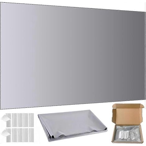 Écran de projection pliable anti-lumière Manta, compatible projecteur 4K HD, formats 16:9/4:3, surface HD 30"-120", 100 pouces pour maison (1/5)