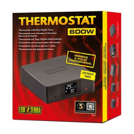 Exo Terra Termostato DÝa/Noche Atenua/Impulso 600W