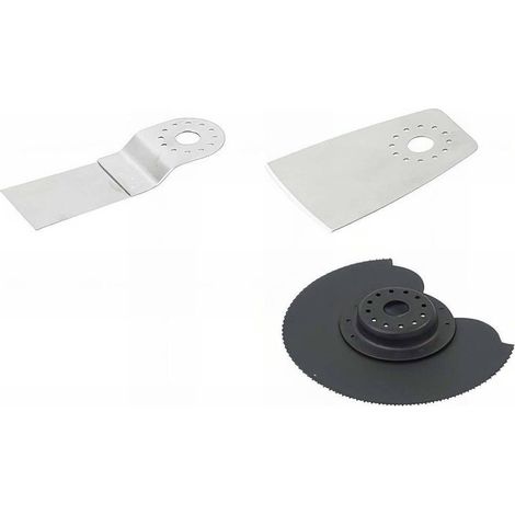 Lot de 3 Lames pour Ponceuse Multi-Fonctions - 0,13 kg - Précision et Polyvalence - D-Work