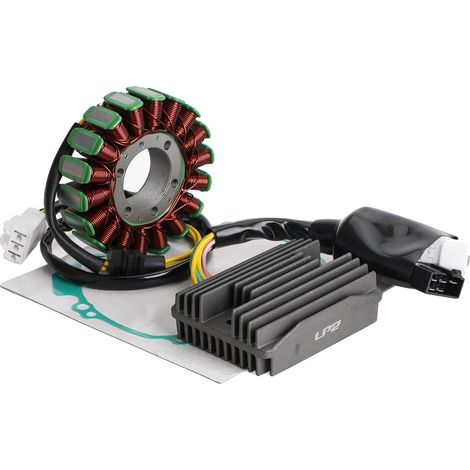Regulador de estator, material conductor magnético, instalación directa, fiabilidad mejorada, rendimiento eléctrico optimizado, compatible con el modelo de motocicleta VFR800. (1/5)