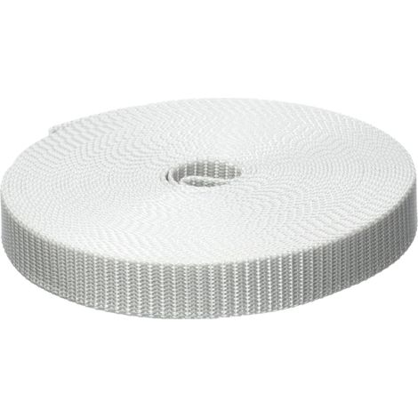 Schellenberg 31102 Cintino per tapparelle avvolgibili 23 mm x 12 m - sistema Maxi, cinghia tapparella grigio
