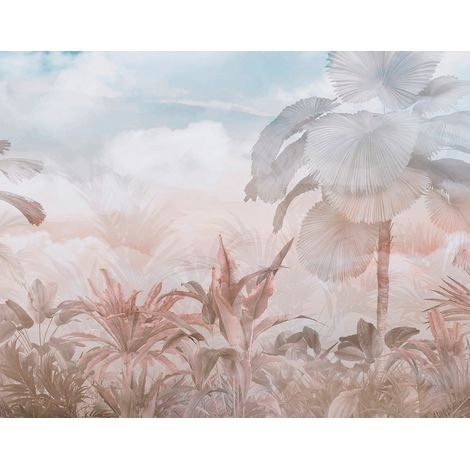 Papier peint panoramique - Plantes Tropicales - 130 cm x 102 cm (1/2)
