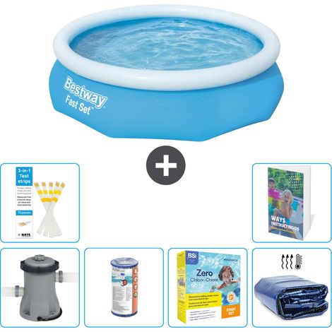 Bestway Piscina Bestway Fast Set Rotonda - 305x76 cm - 7-pezzi  S224