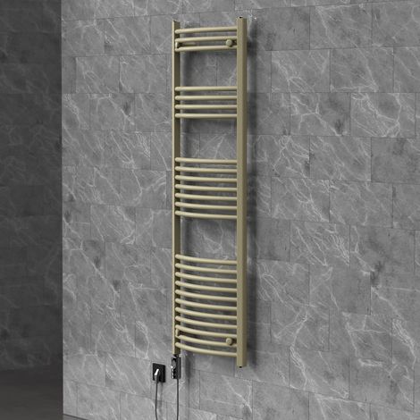LuxeBath Termoarredo Scaldasalviette Sahara 500x1500 mm Elettrico Beige (1/5)