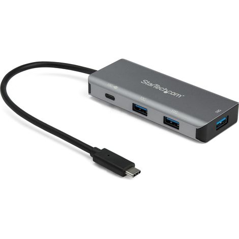 StarTech.com Hub USB-C a 4 porte con Power Delivery- 10 Gbps - 3 USB-A e 1 USB-C (4 PORT USB C HUB USB TYPE C - EXPANSION HUB MINI LAPTOP HUB) (1/5)
