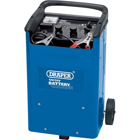 Draper 12/24V 360A Battery Starter and Charger with Trolley (Model 11967) (1/5)