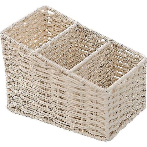 1 panier tressé à la main (imitation) (1/3)