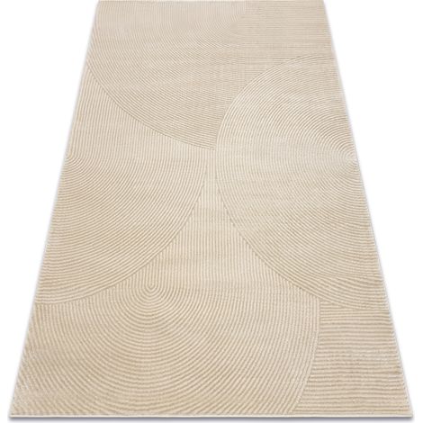 Teppich BALANCE 0194 taupe - Geometrisch, strukturell, glamour beige 120x170 cm