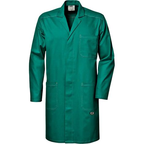 SIR SAFETY SYSTEM SYMBOL Blouse de travail en coton à poches vert Taille 60