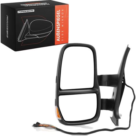 Specchietto retrovisore esterno sinistro, azionamento elettrico, design convesso, sensore di temperatura, compatibile con CUMMINS / IVECO (1/5)