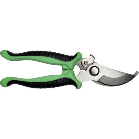 Pair Ciseaux de jardin antidérapants avec poignée de verrouillage - Peut couper les fleurs et les branches des plantes de jardin - Sécateur de rosier - Réparation du rotin - Sécateur de jardin (1/5)