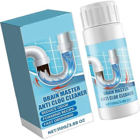 Produit de nettoyage pour éviers et canalisations d'égouts, poudre pour améliorer le drainage
