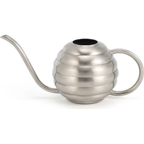 Plant watering can - Vintage style - 400ml - Matte silver (1/5)