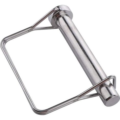 Pasador de seguridad cuadrado de 12,6 mm x 90 mm (1/2 pulgada x 3-1/2 pulgadas), pasador de bloqueo de eje de acero inoxidable 316 de alta resistencia.