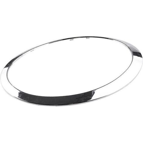 Chrome trim ring for left front headlight 51712355798 for R56/55/57/58/59 07-15 Chrome eyebrow ring
