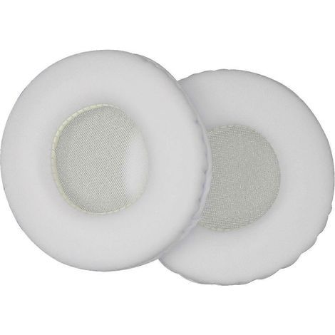 Set mit 2 Ersatz-Ohrpolstern für Kopfhörer, 80 mm (Weiß) – 8 x 2 cm – Weiß (1/4)