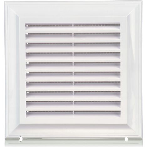 Rejilla de ventilación con malla y brida rectangular EL 250A (1/3)