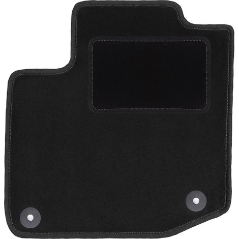 Tapis de sol conducteur en velours pour : Honda Civic IX hatchback (2012-) noir